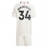 Manchester United Donny van de Beek #34 Replika babykläder Tredjeställ Barn 2023-24 Kortärmad (+ korta byxor)